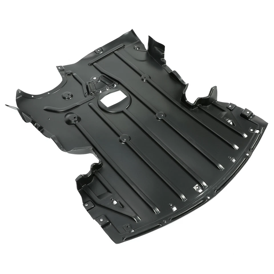 Protetor de respingo de motor dianteiro preto sob a tampa para BMW 325i 328i 330xi 335is 06-13 - Imagem 1 de 4