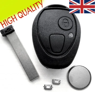 Rover 75 MG ZT ZTT MINI 2 Botones Llave Remoto FOB Estuche Kit de Reparación Completo + Interruptor