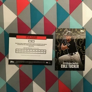 #18 Cole Tucker astros ๐ณ๏ธโ๐ 2020 Topps x Pete Alonso Curated - Picture 1 of 1