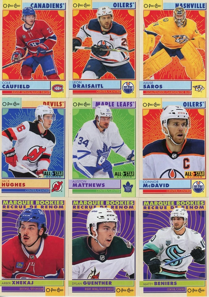 U PICK EM LOT 2022-23 22-23 O-Pee-Chee OPC RETRO BASE ALL STAR SP RC cards - Image 1 of 1
