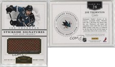2011-12 Panini Dominion Stickside Signatures /25 Joe Thornton #28 Auto