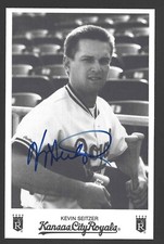 1989 Royals Team Issue Photocards - KEVIN SEITZER - In Person Auto Non-Certified