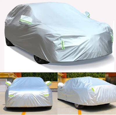 6-Layers Full Car Cover Waterproof All Weather Protection Anti-UV Cotton Lining - Image 1 of 4