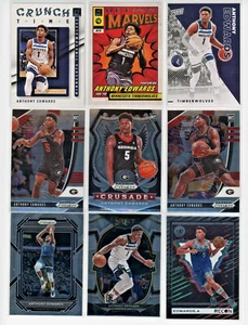 ANTHONY EDWARDS ROOKIE RC INSERTOS SP ¡Lote de 9 cartas! Panini PRIZM Net Marvels ++ - Imagen 1 de 2