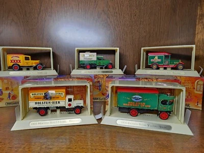 Set of Matchbox Great Beers Of The World Diecast Trucks 1:43 scale in box - Image 1 of 4