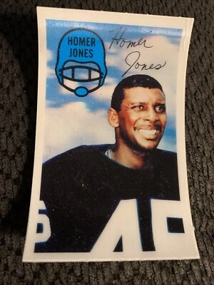 Homer Jones Cleveland Browns 1970 Kellogg's 3-D Super Stars Football Card #52 - Image 1 of 4