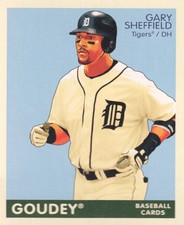 2009 Upper Deck Goudey Baseball Mini Green #71 Gary Sheffield Detroit Tigers
