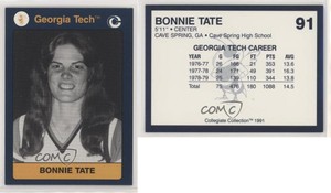 1991 Collegiate Collection Georgia Tech Bonnie Tate #91
