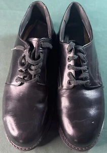 Vintage Leather Work Shoes - ANSI Z41.1-1972/75 Standard, Neoprene Sole Size8-9 - Picture 1 of 22