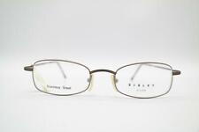 Vintage Sisley SLY 460-43 Plata Bronce Ovalado Gafas Montura de Gafas NOS