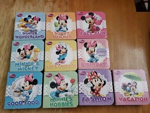 Lot of 10 Disney Mini Board Books Louis Weber Pilbooks P I Kids Book Block 2013 - Imagen 1 de 5