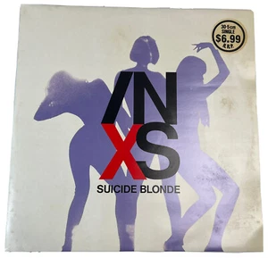 INXS Suicide Blonde Vinyl Record 12” 45 RPM Maxi Single 903172421-0 wea 1990 - Picture 1 of 24
