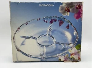 Mikasa Crystal Tarragona Divided Relish 5 Part with Feet 13” - Picture 1 of 11
