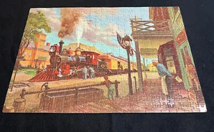Milton Bradley “Good Old Days” 500pc Puzzle Vintage 1970 “MEETING THE 114” - Picture 1 of 9