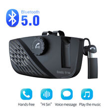 Bluetooth-compatible 5.0 Speakerphone Wireless Handsfree Sun Visor Car Speaker