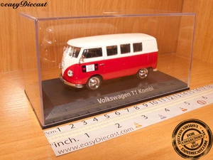 VOLKSWAGEN T1 T-1 KOMBI NOREV BROWN-WHITE 1:43 MINI-BUS - Imagen 1 de 1