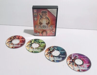 Fable: The Lost Chapters (PC, 2005) PC CD ROM 4 Disc Set - No Manual - Image 1 of 4
