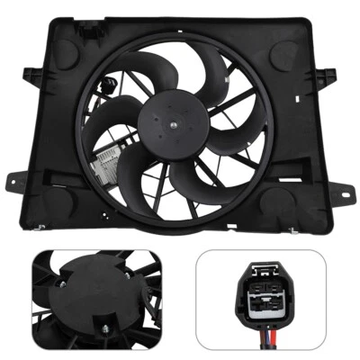 Cooling Fan Assembly For 2003-2005 Ford Crown Victoria Lincoln Town Car - Image 1 of 4