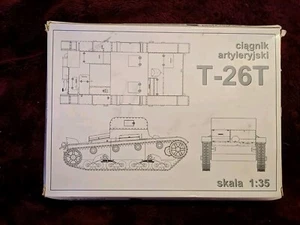 Russian Military Tank Ciagnik Artylerysjsk T-26T #35018 1/35 Plastic Model Kit - Picture 1 of 6