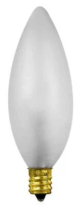 Feit 40 Watts Frosted Straight Tip Chandelier Light Bulbs - Picture 1 of 1