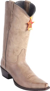 Botas Occidentales Los Altos POMEX Cuero Genuino Premium Puntera de Corte Punta de Vaquero Ancho D - Imagen 1 de 1