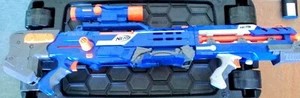 Nerf N-Strike Longshot CS-6 Blue Sniper Blaster - Foto 1 di 1