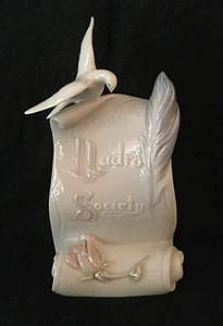Lladro Society 1998 Collectors Plaque Quill & Scroll - Picture 1 of 5