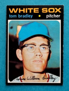 1971 Topps #588 Tom Bradley Chicago White Sox Baseball Card EX/VG - Picture 1 of 2