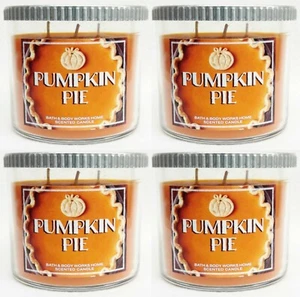 4 Bath & Body Works PUMPKIN PIE 3-Docht-Duftwachskerze 14,5 Oz. - Bild 1 von 1