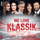 WE LOVE KLASSIK 2 CD NEW! GARRETT/NETREBKO/STIRLING/RIEU/PAVAROTTI/+