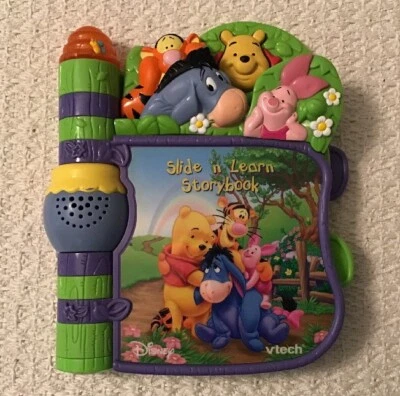 VTech Winnie the Pooh Slide n Learn Storybook - Interactive Pages, 80-063541 - Image 1 of 4