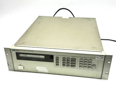 HP 6627A System DC Power Supply 4-Output 0-20V 0-2A / 0-50V 0-0.8A 40W - Image 1 of 4