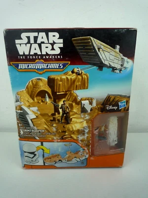 STAR WARS MICROMACHINES THE FORCE AWAKENS FIRST ORDER STORMTROOPER PLAYSET - Image 1 of 4