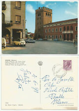 MANTOVA (0909) - SERMIDE Piazza Plebiscito con Torre Civica (auto Fiat) - FG/Vg