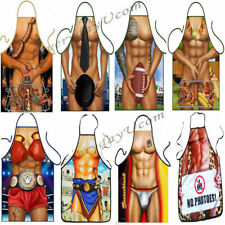 Novelty Funny Cooking Kitchen Restaurant Bib Apron Dress Chefs Bbq Sexy Muscle