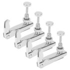 (Silver)4Pcs Violin Fine Tuners 3/4?4/4 Cello String Tool Replacement Ids