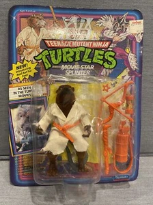 Teanage Mutant Ninja Turtles 1990 TMNT Movie Star Splinter Unpunched Playmates - Picture 1 of 14