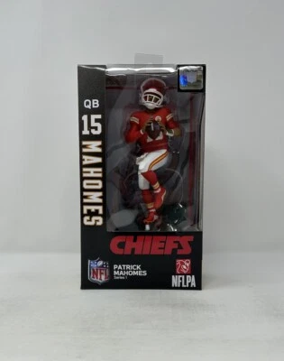 Figura de acción Patrick Mahomes Kansas City Chiefs Importaciones Dragones NFL Serie 1 Foto 1 de 4