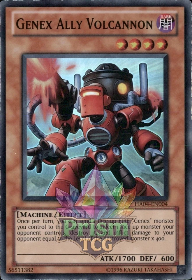 Genex Ally Volcannon super rare HA04-EN004 Yugioh - Image 1 of 1