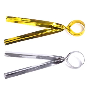 100 Stück Metall Krawatten Geschenkverpackung farbig Seidenfaden Lebensmittelbeutel - Bild 1 von 12