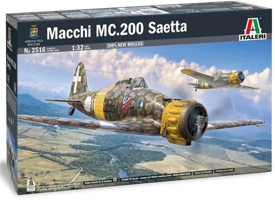 MACCHI MC.200 SAETTA 1/32 - ITALERI 2516 - Immagine 1 di 1