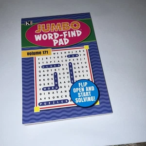 KAPPA JUMBO WORD-FIND PAD VOLUME 171  162PAGES BRAND FLIP OPEN NEW PAPERBACK - Picture 1 of 12
