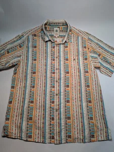 Camisa The Territory Ahead Para Hombre L "Impresión Geométrica" Abotonada Informal  - Imagen 1 de 7