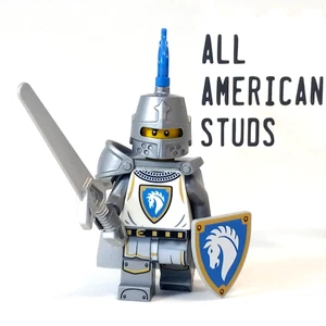 LEGO Castle Horse Knight Minifigure 31168 Stallion King Crusader Paladin D&D - Picture 1 of 11