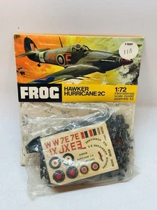 Frog 1/72 WW II RAF Hawker Hurricane Mk.2c Night Fighter clásico sellado 1966 - Imagen 1 de 3
