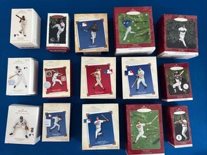 Hallmark Keepsake MLB Baseball Players Lot Of 15 HOF New!! Sealed - Foto 1 di 16