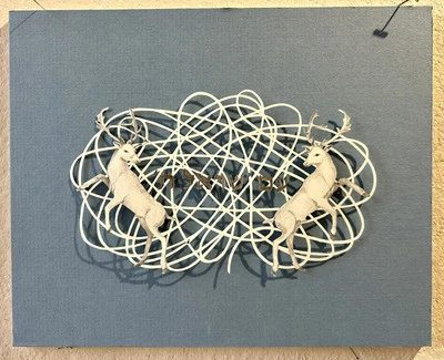 Corte de papel hecho a mano, mate, sin marco Foto 1 de 2