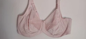Lilyette 0434 Enchantment Underwire Unlined Full Coverage Bra Size 42D PINK - Picture 1 of 19