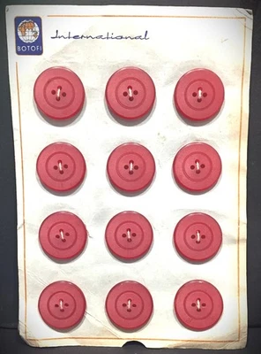 Vintage 12  Buttons, made in Portugal - Plastic in the card yet - Image 1 of 3