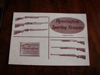 Catálogo original de armas de fuego Remington años 50 línea completa rifles y escopetas Foto 1 de 4